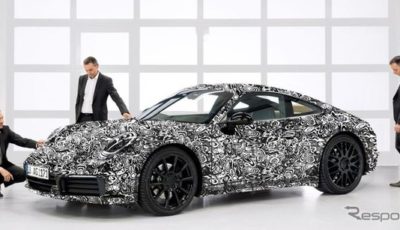 ポルシェ 911 次期型の開発プロトタイプ