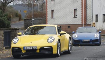 ポルシェ 911 新型スクープ写真