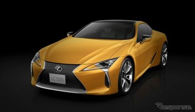 レクサス LC500 ラスターイエロー