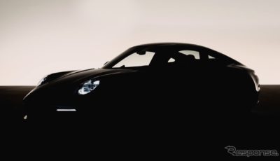 ポルシェ 911 新型のティザーイメージ