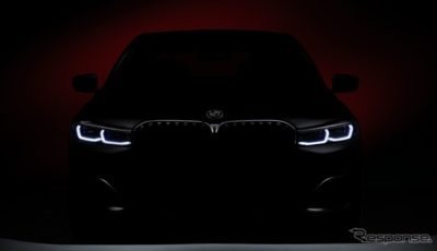 BMW7シリーズ改良新型のティザーイメージ