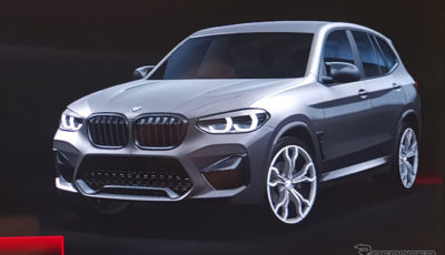 iDriveディスプレイに映された「BMW X3M 」の姿