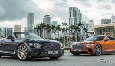 ベントレー・コンチネンタル GT V8 コンバーチブル 新型とベントレー・コンチネンタル GT V8 新型