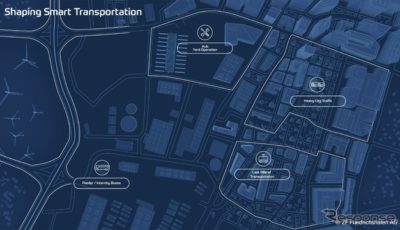 ZFの自動運転の交通システムのイメージ