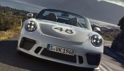 ポルシェ 911 スピードスター 新型のヘリテイジデザインパッケージ