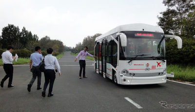 ANKAI（安凱客車）製EVバスがベースの『RoboCar Mini EV BUS』