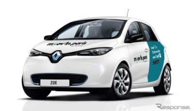 ルノーがMoov'In Parisに使用しているEV、ゾエ