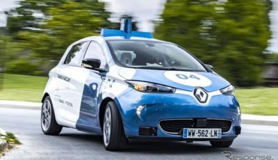 ルノー・ゾエ がベースの自動運転EV（参考画像）