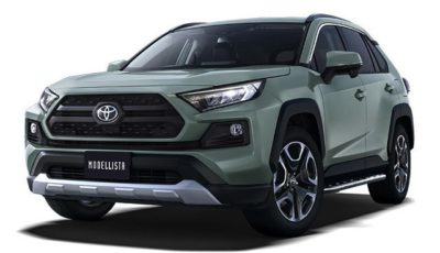 新型RAV4向けサイドタフブレード（装着イメージ）