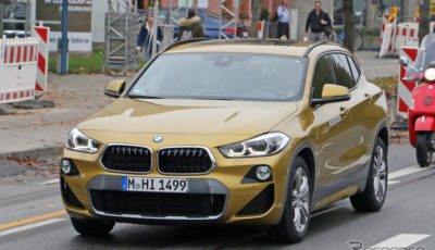 BMW X2 xDrive 25e 開発車両スクープ写真