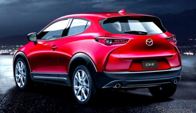 マツダ CX-3 次期型（予想CG）