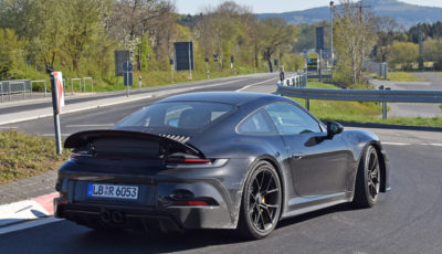 ポルシェ 911 GT3 ツーリング 開発車両（スクープ写真）