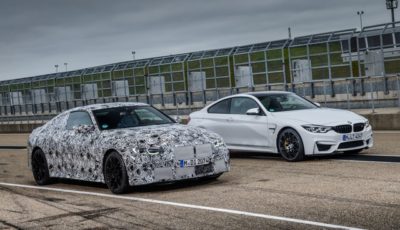 BMW M4クーペ 次期型のプロトタイプ