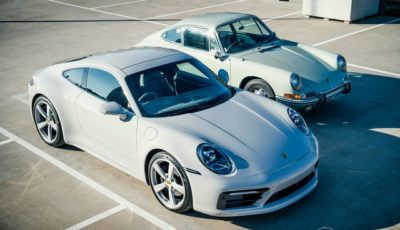 ポルシェ 911 現行のカスタマイズモデルとオーストラリアで最初のポルシェ 911 初代（1965年型）