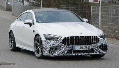 メルセデス AMG GT 63S 改良新型プロトタイプ（スクープ写真）