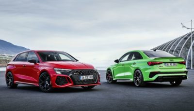 アウディ RS3 スポーツバック 新型と RS3 セダン 新型