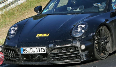 ポルシェ 911 GTS ハイブリッド プロトタイプ（スクープ写真）