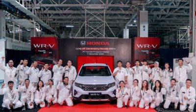 ホンダのインドネシア工場で生産が開始された WR-V