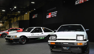 GAZOO RACINGのAE86 BEVとAE86 H2（東京オートサロン2023）