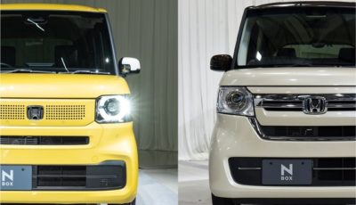 ホンダ N-BOX 新型（左）と現行型（右）