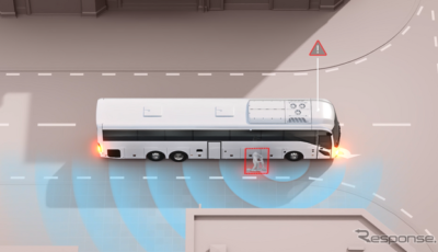 ボルボのバス用アクティブセーフティシステム（SSA）