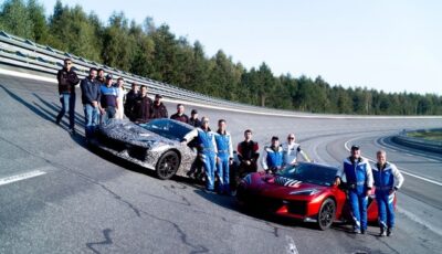 シボレー・コルベット『ZR1』新型がGM社長の運転で375km/hの最高速を記録