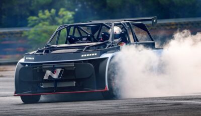 ヒョンデの次世代スポーツEVのテスト車両（ローリングラボ）『RN24』