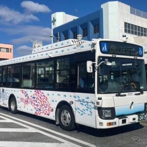 茨城交通が国内初となる中型バスでのレベル4自動運転による営業運行